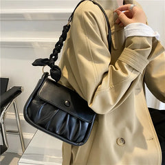 Summer Girl Shoulder Bag, Light Pleated Multi-functional, High-quality Chain Bag