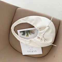 Summer Women Handbag Soft Tote Bag Clutch Bag Solid PU Party Purse Bag