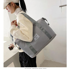 Large Capacity Folding Bag Travel Bags Tote Carry On Luggage