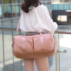 Large Capacity Travel Hangbag Men Women Dry Wet Separation Tote Bag