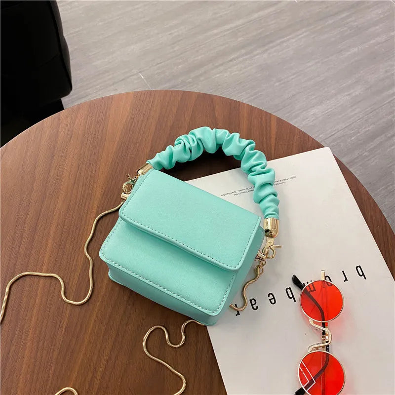 Mini Lipstick Bags PU Leather Shoulder Bags Women Totes Handbags Crossbody Bags