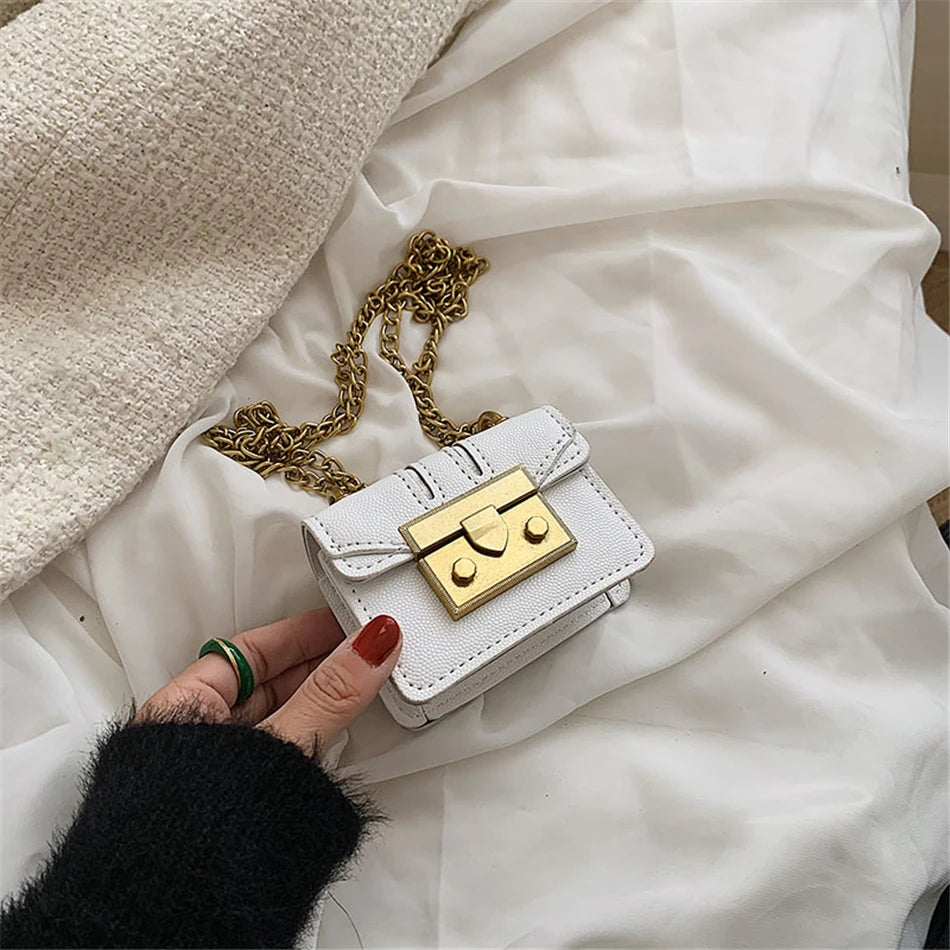 Mini Square Bag Purses Lipstick Box Shoulder Crossbody Bags for Women