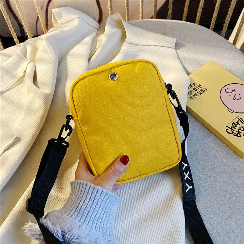 Canvas Small Bags for Women Party Disco Cross Bag Women Messenger Bag