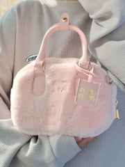 Women's Pink Messenger Bag Japanese Cotton Shoulder Bag