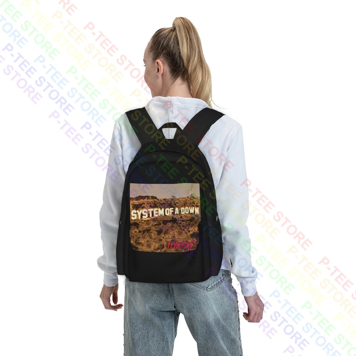 System Of A Down Toxicity Backpack School Sports Style