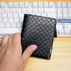 Man Wallet Short Purse Billetera Hombre Porte Feuille PU