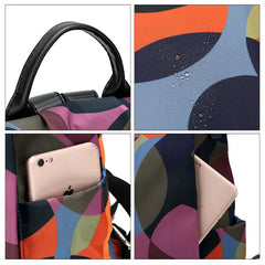 Women's Anti-Theft Backpack Nylon Shoulder Bags Large Bagpack
