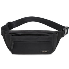 Men Grey Waist Bag Pack Casual Functional Phone Money Belt Fanny Travel Hip