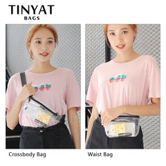 Transparent Cosmetic Bags Waist Bag Crossbody Makeup Bag Fanny Pack