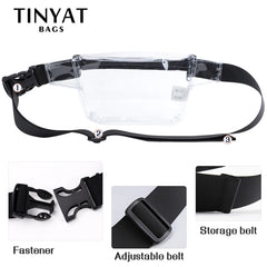 Transparent Cosmetic Bags Waist Bag Crossbody Makeup Bag Fanny Pack