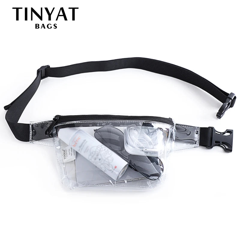 Transparent Cosmetic Bags Waist Bag Crossbody Makeup Bag Fanny Pack
