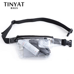 Transparent Cosmetic Bags Waist Bag Crossbody Makeup Bag Fanny Pack