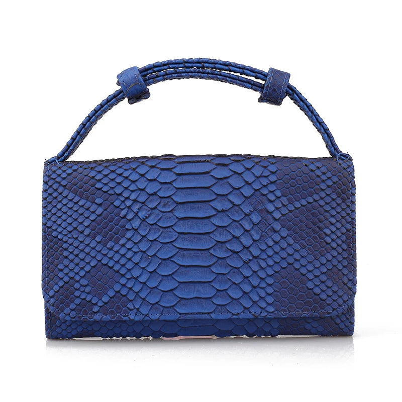 New Solid Leather Handbag Chain Messenger Bag