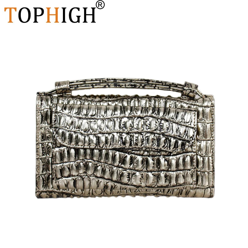 Patent Leather Crossbody Shoulder Bag Chains Women Purse