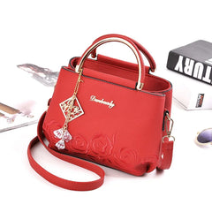 PU Leather Crossbody Bag Vintage Style Female Shoulder Satchel