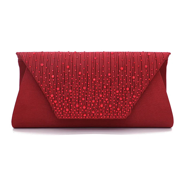Fancy Diamond Tote Bag Ladies Wedding Dinner Bag Prom Party