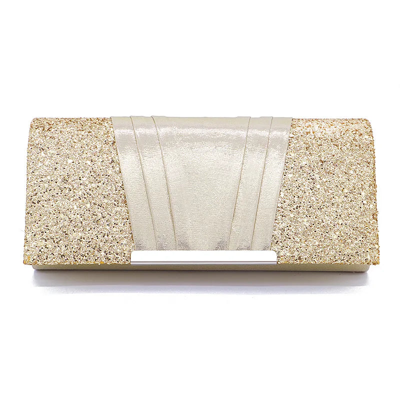 High-Quality Chain Clutch Bag Pink Flap Shoulder Bag