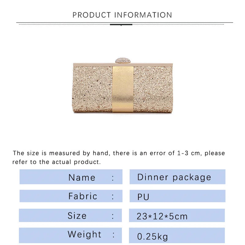 Sequins Shoulder Bag High-Quality Bridesmaid Clutch
