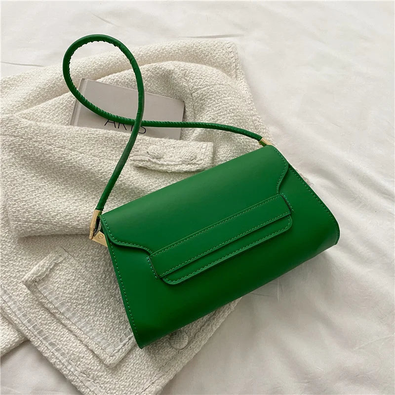 Vintage Leather Shoulder Bag for Women Flap Bag Ladies Retro High-Quality