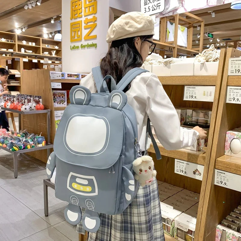 Women Campus Backpack College Students Casual Large Capacity Bag
