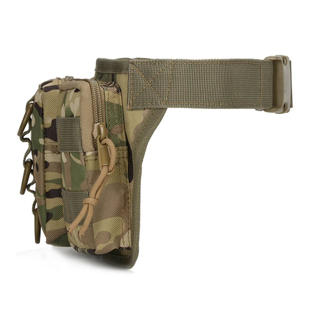 Tactical Men Waist Pack Hiking Bag Army Outdoor Sports Climbing Camping Army Fan