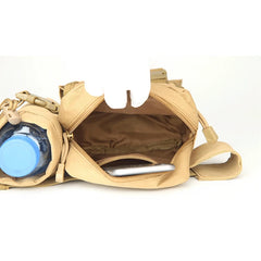 Tactical Men Waist Pack Hiking Water Bottle Phone Pouch Outdoor Sports Bag