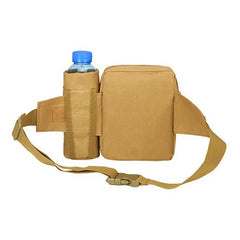 Tactical Men Waist Pack Hiking Water Bottle Phone Pouch Outdoor Sports Bag