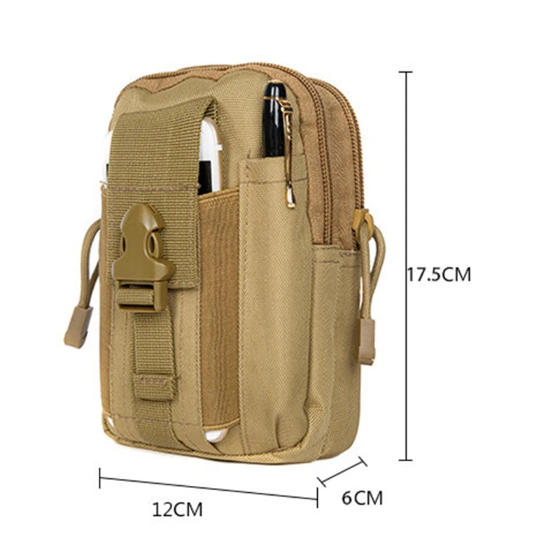 Tactical Molle Pouch Military Waist Bag Waterproof Fanny Pack