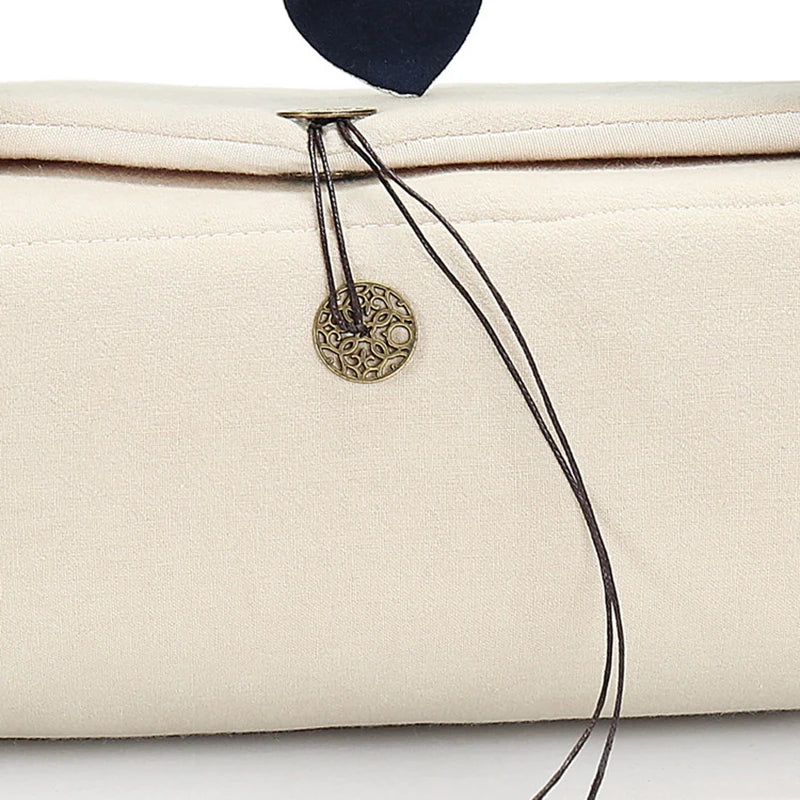 Tea Cup Storage Bag Cotton Linen Teapot Handbag Outdoor Travel