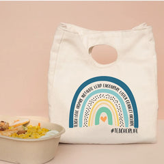 Rainbow Cooler Lunch Bag Women Handbags Insulated Breakfast Box