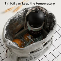 Rainbow Cooler Lunch Bag Women Handbags Insulated Breakfast Box