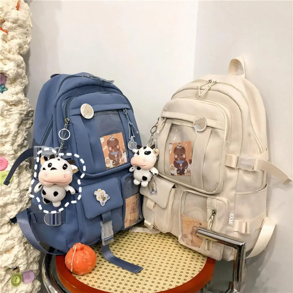Teen Girls Backpack Anti Theft School Bag Large Capacity