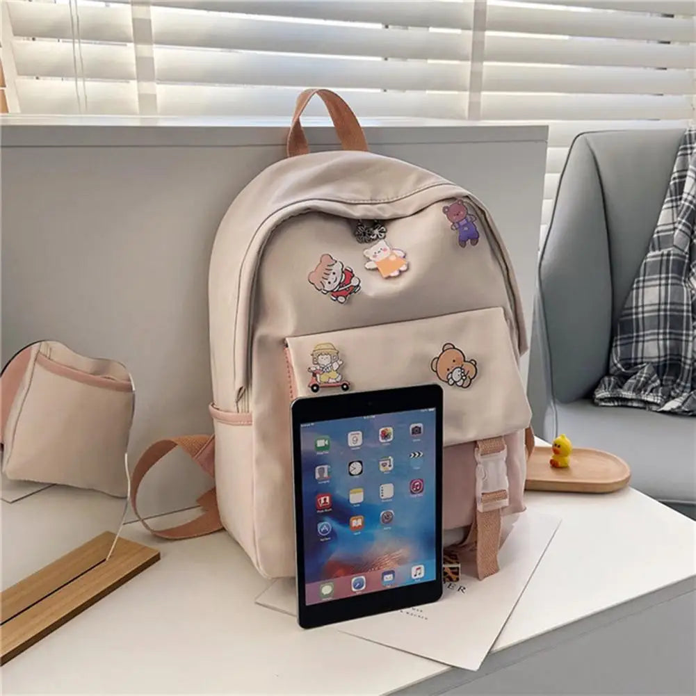 Teen Girls Backpack School Bag Waterproof Large Capacity