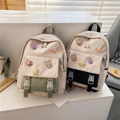 Teen Girls Backpack School Bag Waterproof Large Capacity