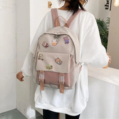 Teen Girls Backpack School Bag Waterproof Large Capacity