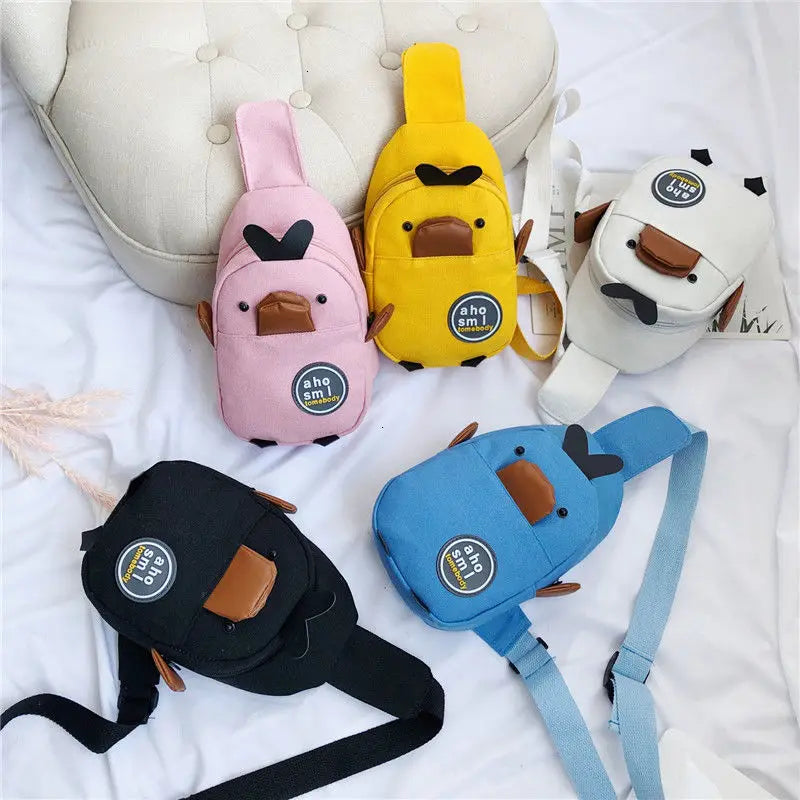 Teen Girls Sports Shoulder Crossbody Bag Canvas Chest Pack