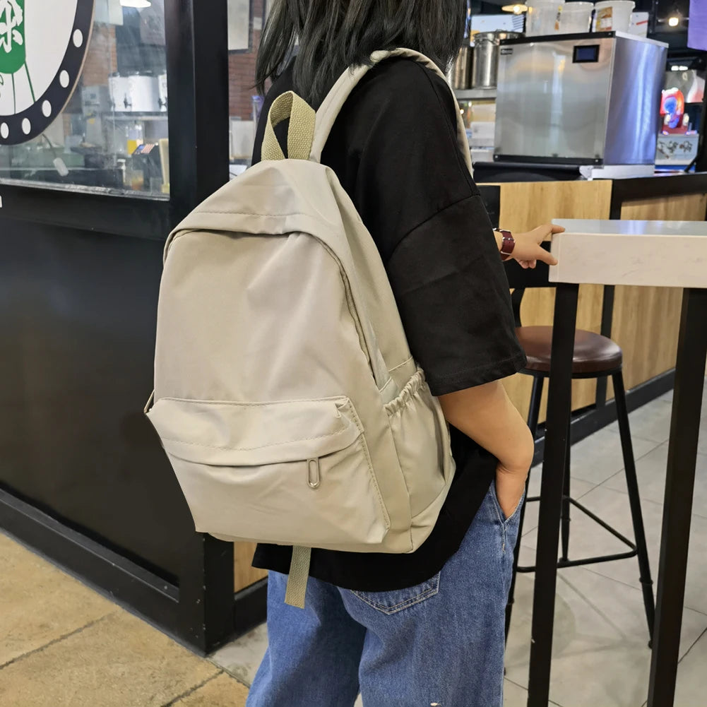 Girls Flower School Bag Backpack Large Student Bookbags Nylon Bagpack