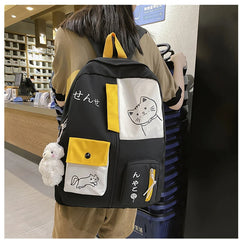 Teen School Bags for Girls Women Nylon Casual Student Schoolbag