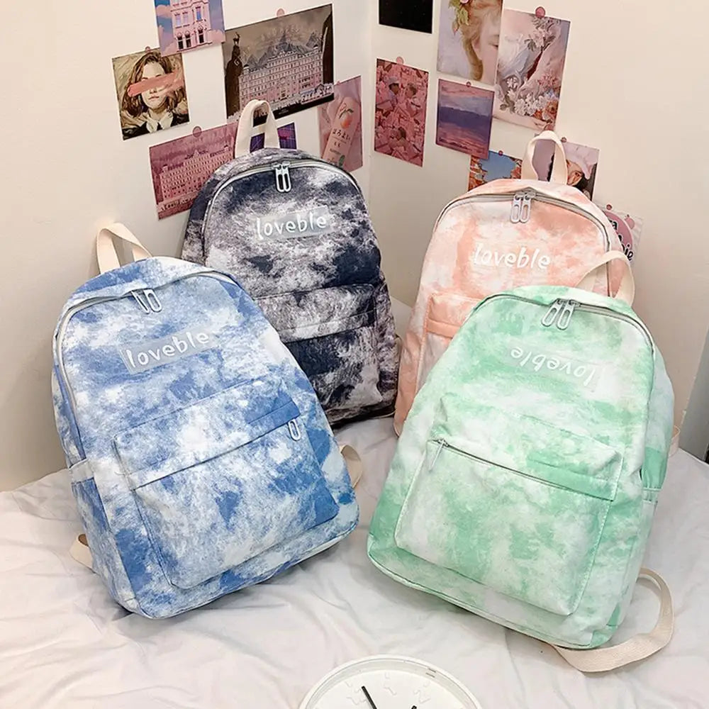 Teen Girls Backpack Lovely Women Pattern Casual Nylon High School Bags