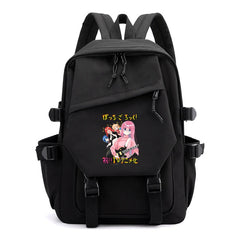 Teens Bocchi Anime Backpack Large Capacity Laptop Bag Shoulders Bag Boy Schoolba