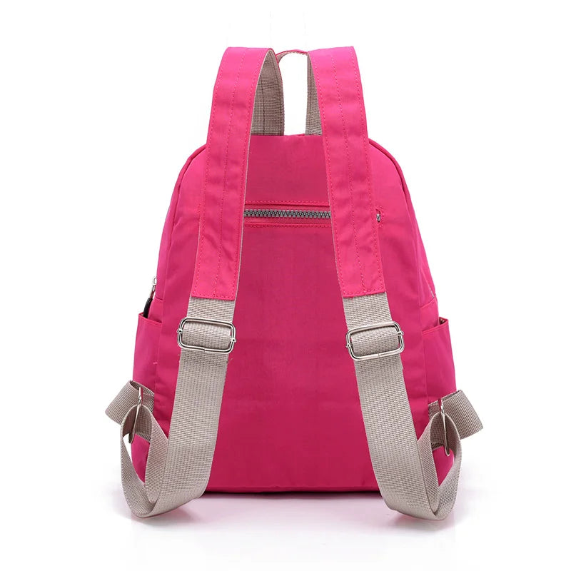 Tegaote Waterproof Nylon Backpack Anti-theft Shoulder Bag Colorful 525#