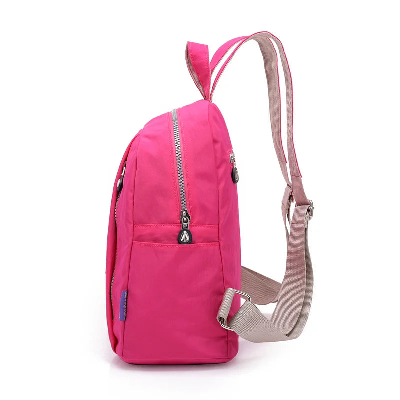 Tegaote Waterproof Nylon Backpack Anti-theft Shoulder Bag Colorful 525#