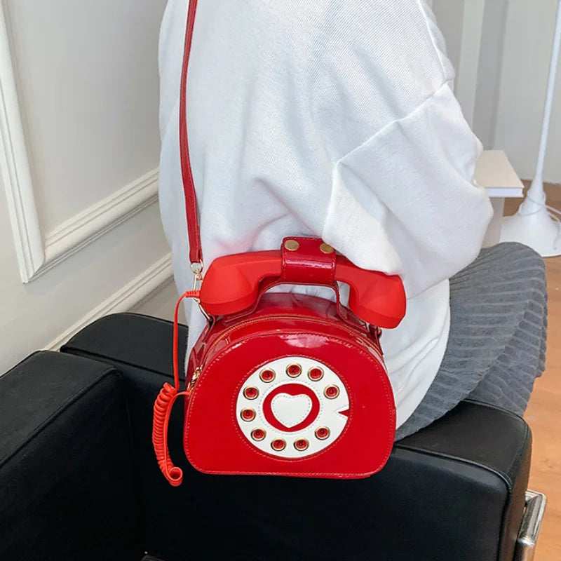 Retro Phone Top-Handle Shoulder Crossbody Bag for Women