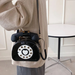 Retro Phone Top-Handle Shoulder Crossbody Bag for Women
