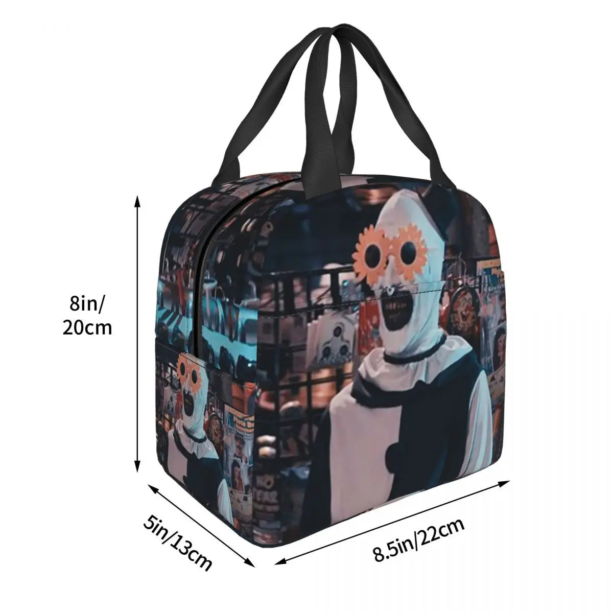 Terrifiers Girl Halloween Horror Movie Insulated Lunch Bag for Women
