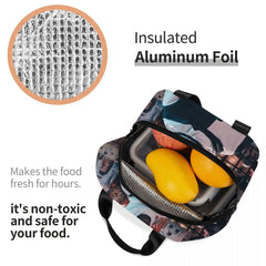 Terrifiers Girl Halloween Horror Movie Insulated Lunch Bag for Women