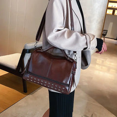 Women's Portable Messenger Bag Large Capacity Shoulder Bag