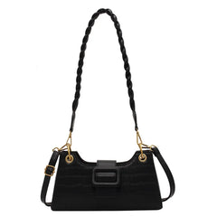 Textured Women's One-shoulder Bag Stone Pattern Messenger Bag