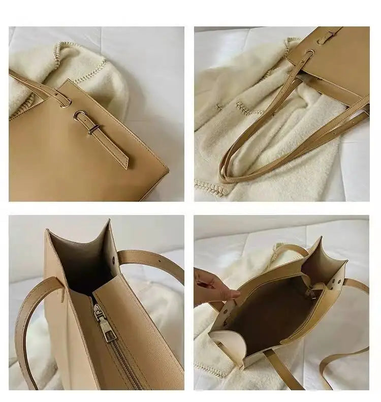 Textured Women's Retro Shoulder Bag