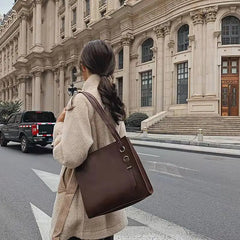 Textured Women's Retro Shoulder Bag